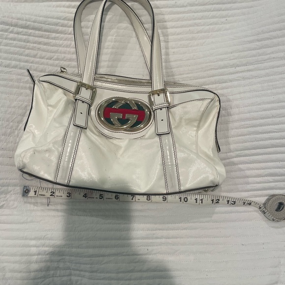 GUCCI
White Dialux Britt Boston Bag - Picture 15 of 16